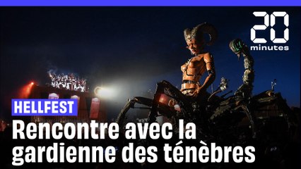Rencontre avec la gardienne des ténèbres du Hellfest