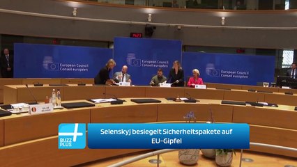 Selenskyj besiegelt Sicherheitspakete auf EU-Gipfel