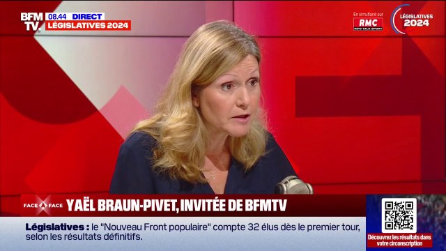 Législatives: Yaël Braun-Pivet croit possible la construction d'une grande coalition