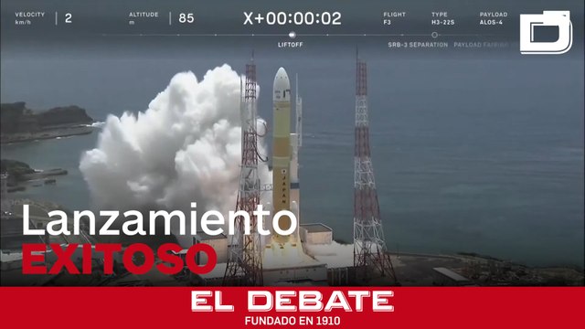 El exitoso lanzamiento del satélite japonés H3 al espacio
