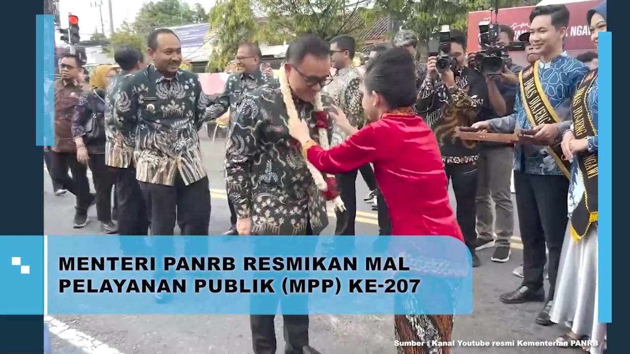 Menteri PanRb Resmikan Mal Pelayanan Publik (MPP) ke 207