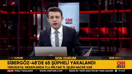 Sibergöz-48'de 65 şüpheli yakalandı