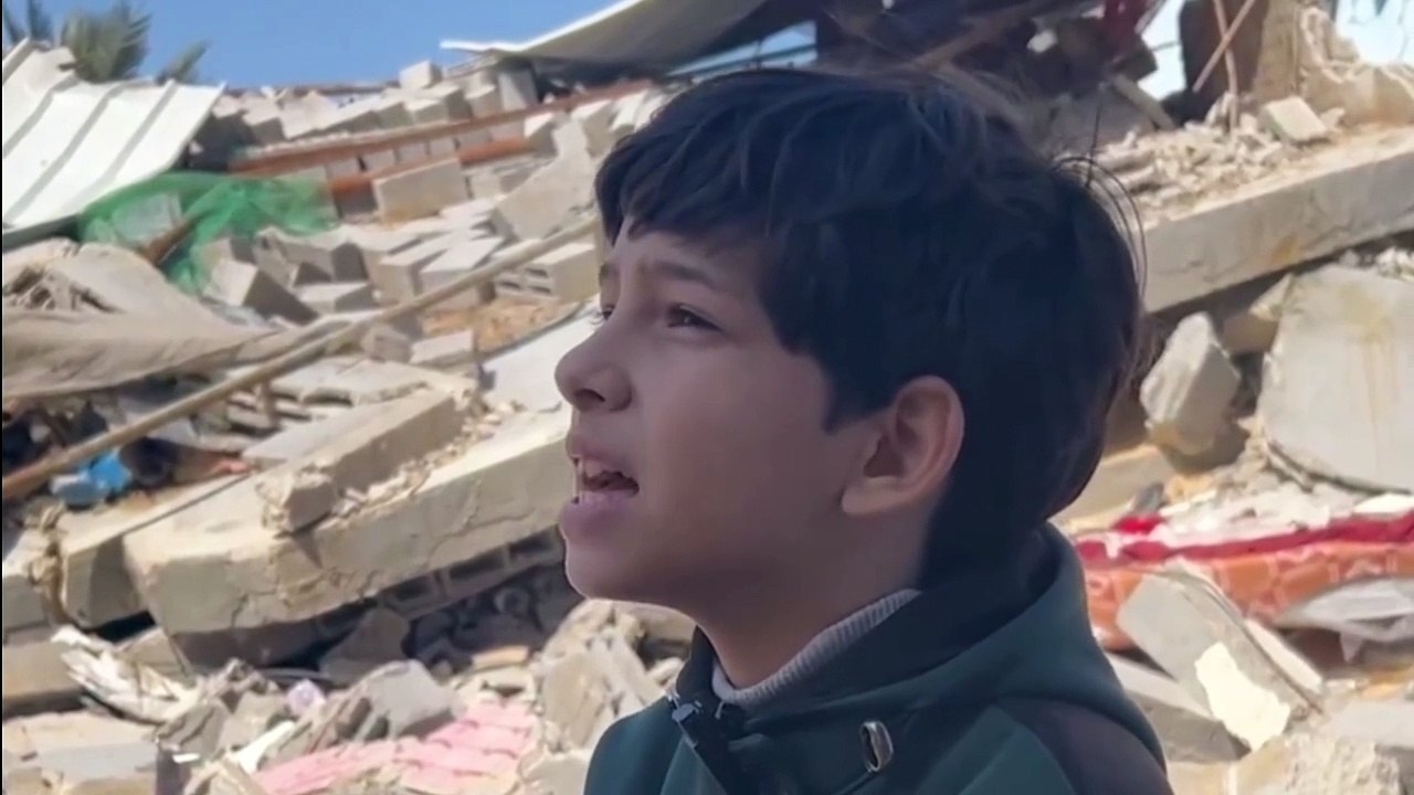 The very sweet voices of the little children of Palestine