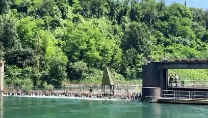 Operaio nell'Adda, la simulazione dell'incidente