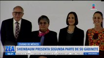 Claudia Sheinbaum da a conocer a otros cinco integrantes de su gabinete