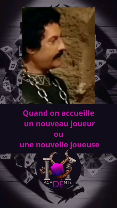 Nouveau joueur de jeu de rôles