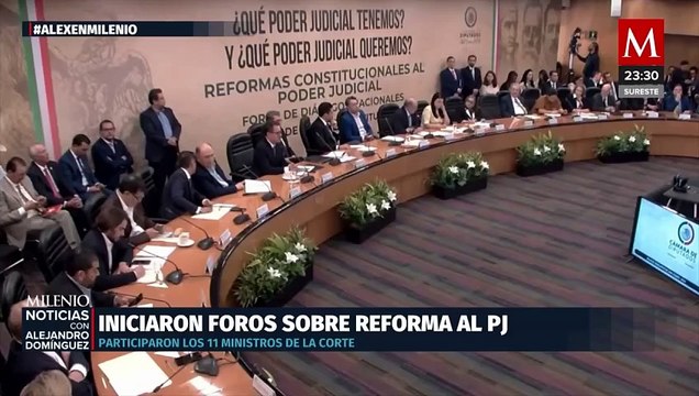 Con división de ministros, inician diálogos nacionales sobre la reforma judicial