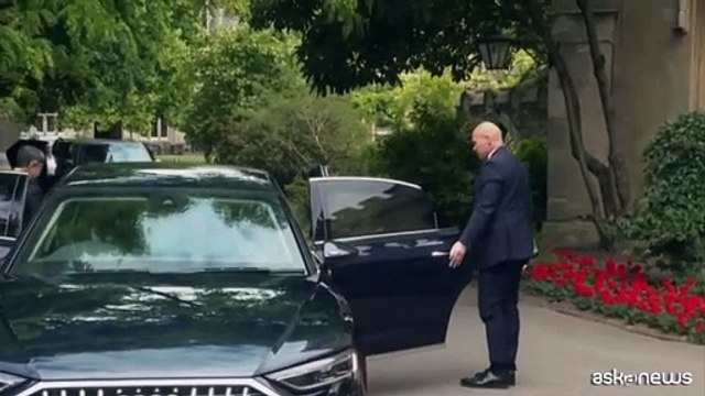L'imperatore giapponese Naruhito con Masako all'Universit? di Oxford