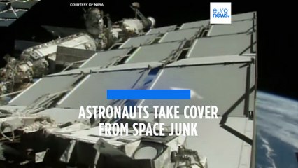 Defunct Russian satellite breaks apart forcing ISS astronauts to react