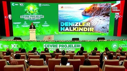 Bakan Özhaseki Çevre Projeleri Medya Buluşması'nda: Denizler halkındır