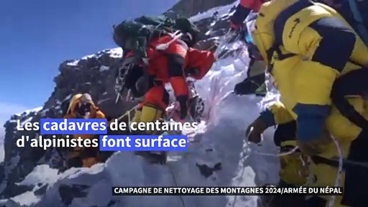 Avec la fonte des glaces, l'Everest révèle ses fantômes