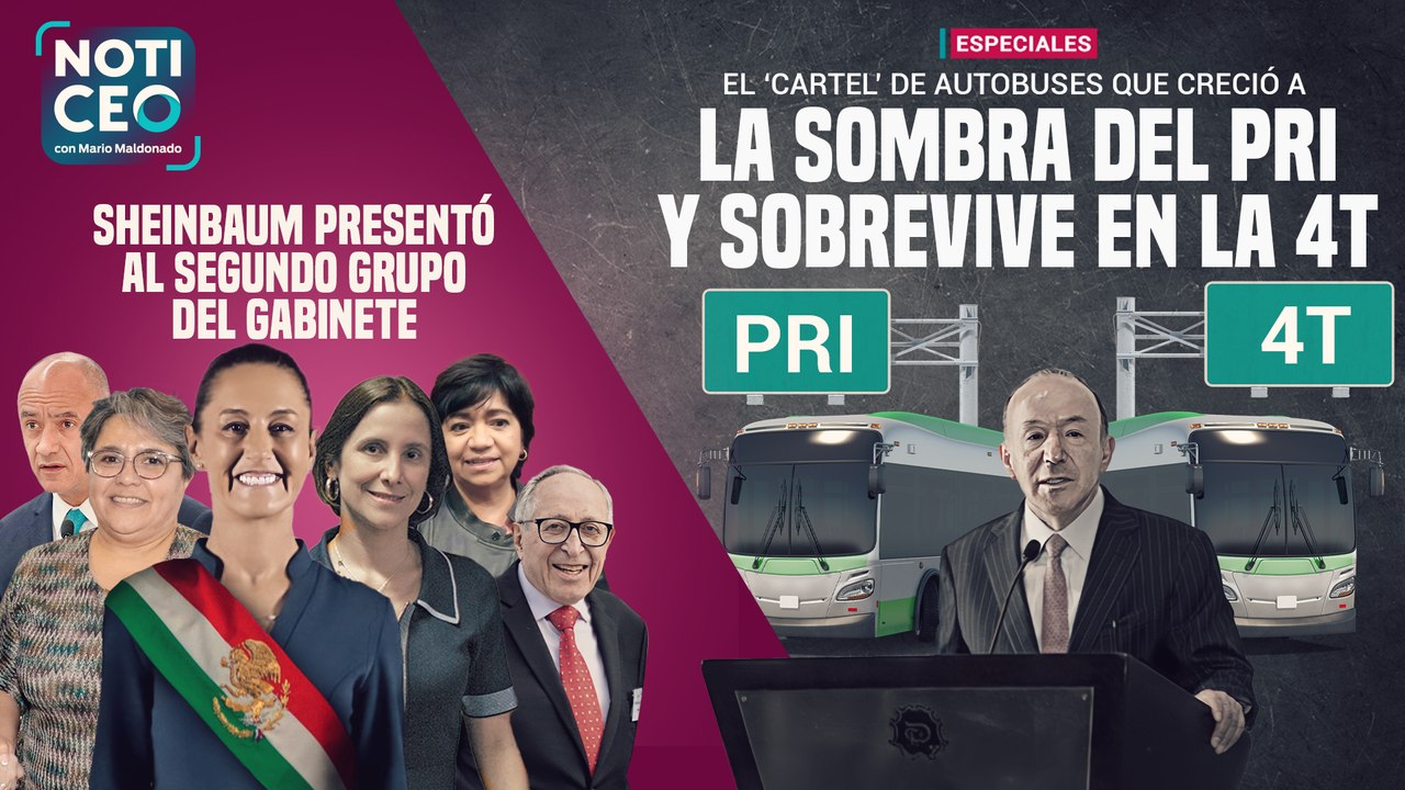 Sheinbaum presentó al segundo grupo de su gabinete - Los ‘cárteles’ de autobuses de pasajeros