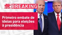 Biden e Trump trocam ofensas e ataques pessoais em debate nos EUA | BREAKING NEWS