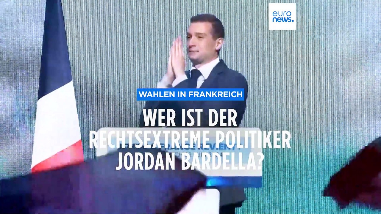 Rechtsextremer TikTok-Star: Wer ist Jordan Bardella (28), der Wahlsieger in Frankreich?
