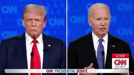 Joe Biden trébuche et perd le fil de sa pensée lors du débat avec Trump : regardez les vidéos