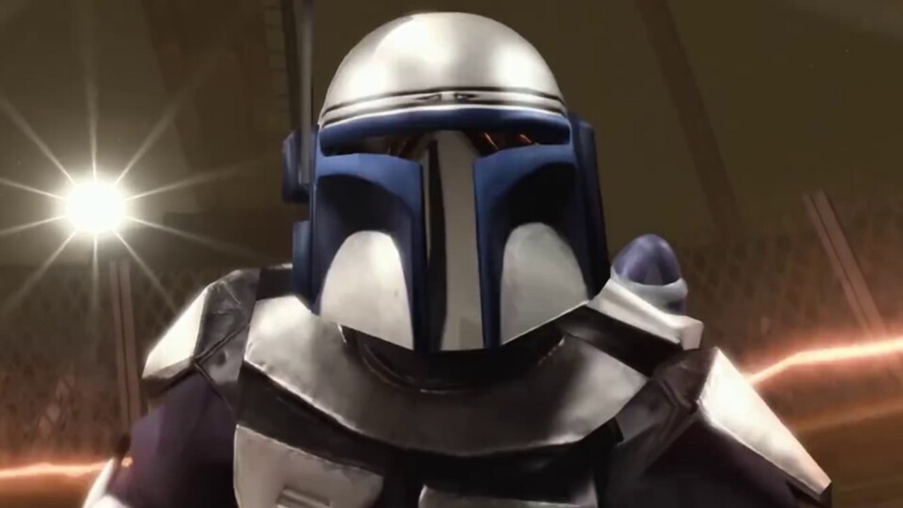 Star wars bounty hunter - das kopfgeldjäger-spiel im jango fett im ankündigungstrailer