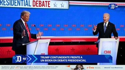 Trump contundente frente a un Biden en debate presidencial | El Diario en 90 segundos