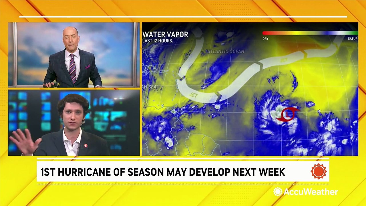 Season's first hurricane may develop next week