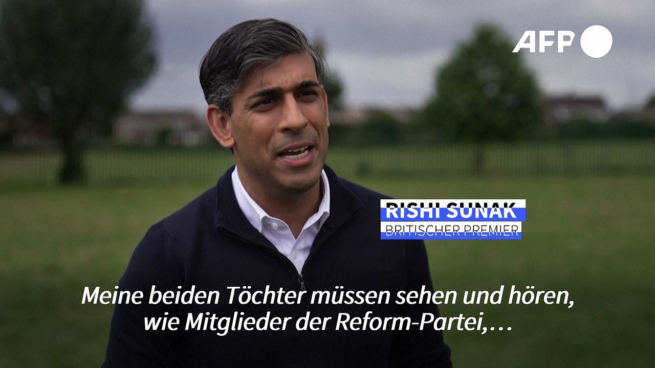Sunak 'verletzt und wütend' nach rassistischer Beschimpfung