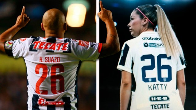 'Chupete' Suazo le hereda el '26' de Monterrey a Katty Martínez: Ese número para mí significa mucho