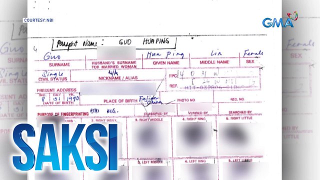 Validity ng fingerprints ni Mayor Guo sa NBI biometric printout at alien fingerprint card ni Guo Hua Ping, nais masuri ng kampo ng alkalde | Saksi