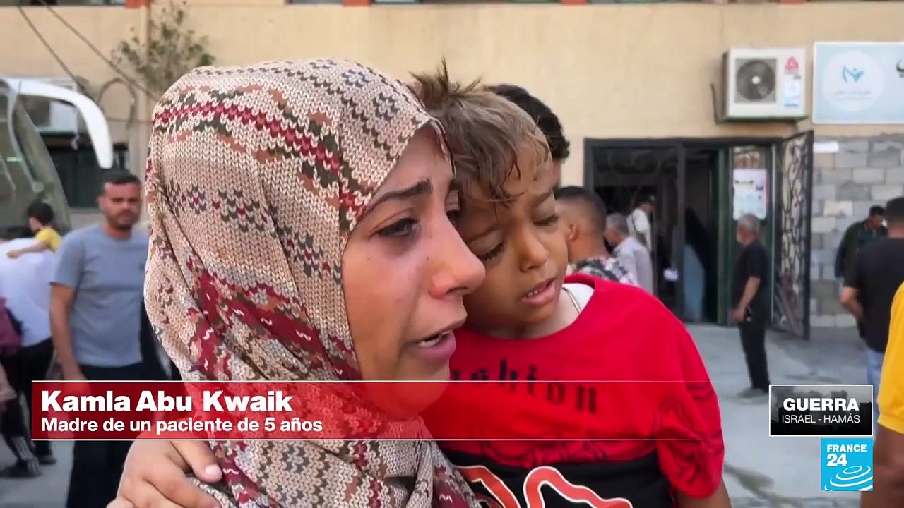 Un grupo de niños gazatíes fue evacuado del enclave para recibir tratamiento médico
