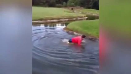 Funny Golf Video   Funny Golf try not to laugh