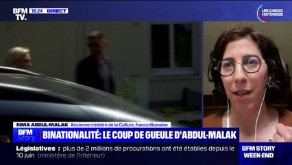 "Je les ai vécus comme une insulte": Rima Abdul-Malak, ancienne ministre de la Culture franco-libanaise, réagit aux propos de Roger Chudeau sur les ministres "franco-français"