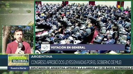 ¡Argentinos en problemas! Congreso aprueba Ley de Bases