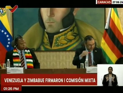 Venezuela y Zimbabue firman 11 acuerdos de cooperación en la primera comisión mixta