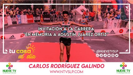 Invitación a la carrera "En Memoria a Agustín Juárez Ortiz”