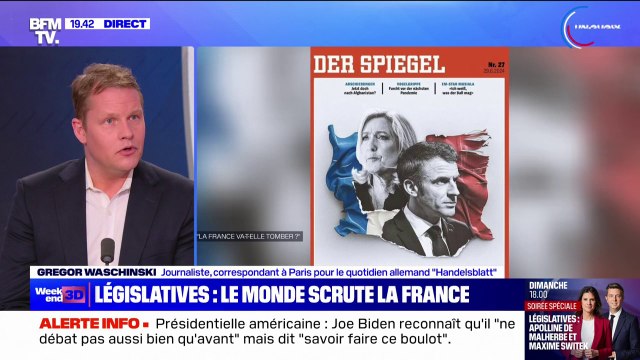 L'Allemagne regarde actuellement la situation politique en France avec un mélange d'incompréhension et d'inquiétude , affirme Gregor Waschinski, correspondant pour un quotidien allemand