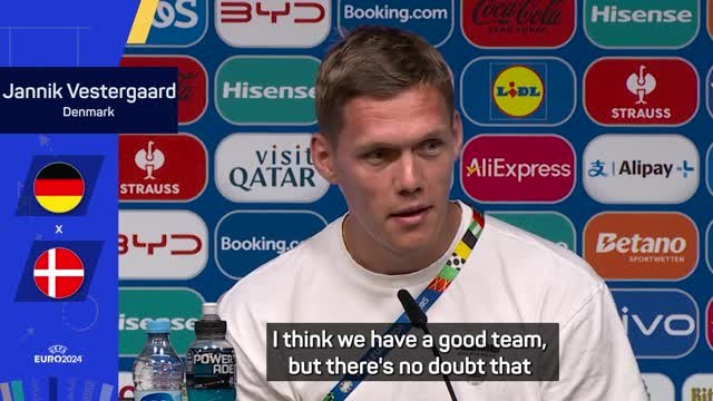 Denmark embracing underdog tag - Vestergaard