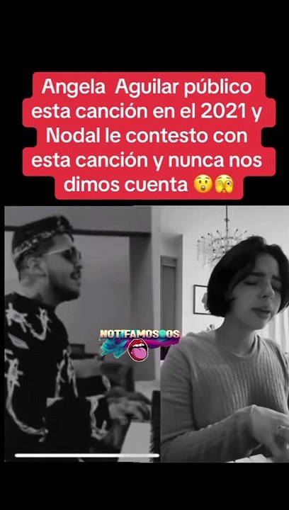 Christian Nodal y Ángela se dedicaban canciones desde hace tiempo