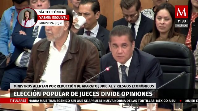 Yasmín Esquivel defiende necesidad de reforma al Poder Judicial