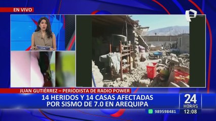 Sismo en Arequipa: varios colegios y hogares resultaron afectados en Acarí