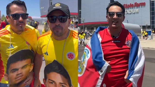 Copa América 2024: Aficiónados de Colombia y Costa Rica dan sus predicciones para el partido