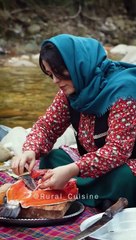 Grilled Salmon With Special Sauce @Rural Cuisine‬