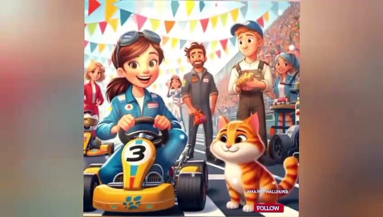 The cat in the race