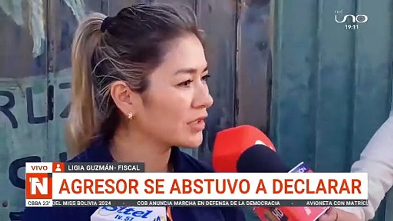 agresor se abstuvo a declarar