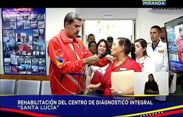 Pdte. Nicolás Maduro reinauguró el CDI “Santa Lucía” en municipio Paz Castillo
