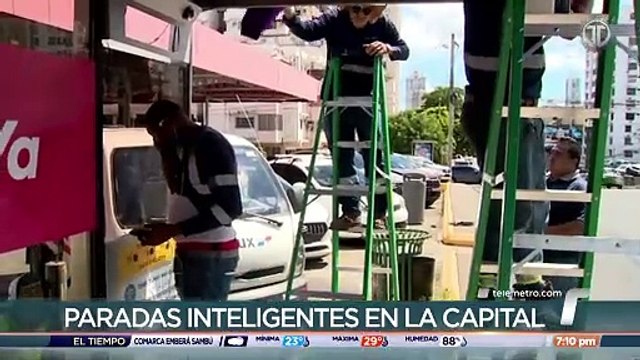 Alcalde Mizrachi inicia plan piloto de paradas inteligentes en la capital