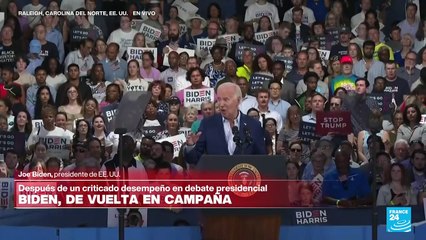 Joe Biden: "Trump tiene el récord de más mentiras dichas en un solo debate"