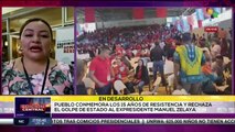 Pueblo hondureño conmemora los 15 años de resistencia al golpe de estado contra el presidente Manuel Zelaya