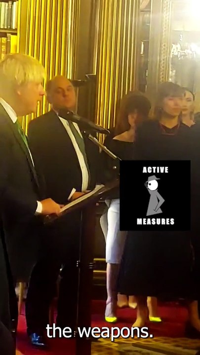 Former UK Prime Minister, Boris Johnson, PRAISING Ukrainian NEO-NAZI unit in parliament. May 23rd, 2024.