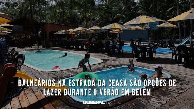 Balneários na estrada da Ceasa são opções de lazer durante o verão em Belém