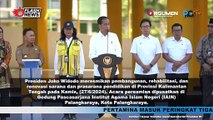 Presiden Jokowi Resmikan Pembangunan , Rehabilitasi Dan Renovasi Di Kalimantan Tengah