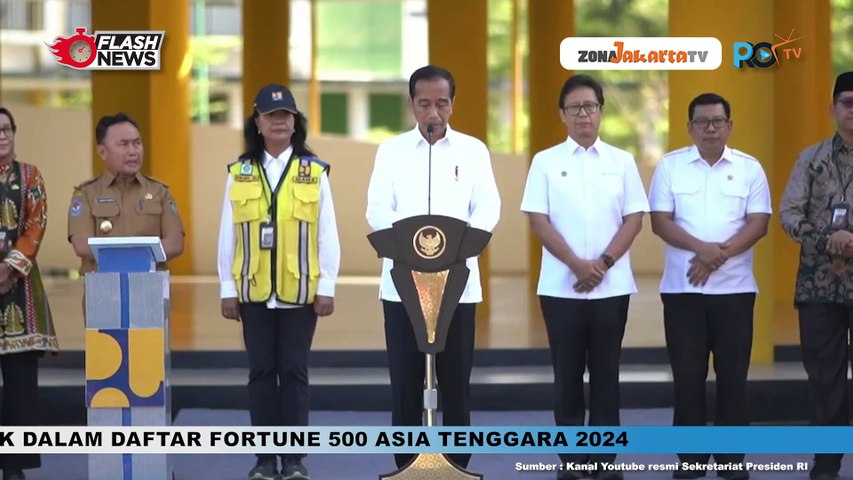 PRESIDEN JOKOWI RESMIKAN PEMBANGUNAN, REHABILITASI, DAN RENOVASI SARANA PENDIDIKAN DI KALTENG