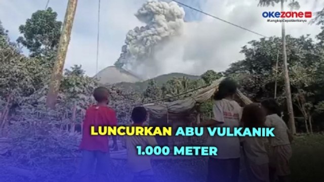 Gunung Lewotobi Laki-Laki Kembali Erupsi, Luncurkan Abu Vulkanik 1.000 Meter
