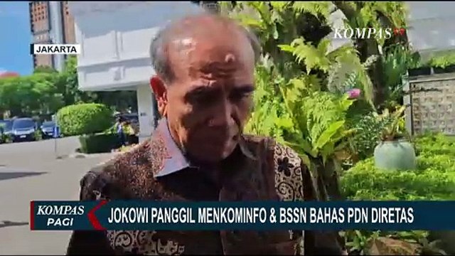 Presiden Jokowi Panggil Menkominfo dan BSSN ke Istana, Bahas PDN Diretas